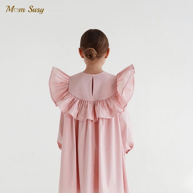 Baby Clothing For Girls - Baby Girl Cotton Princess Ruffle Dress