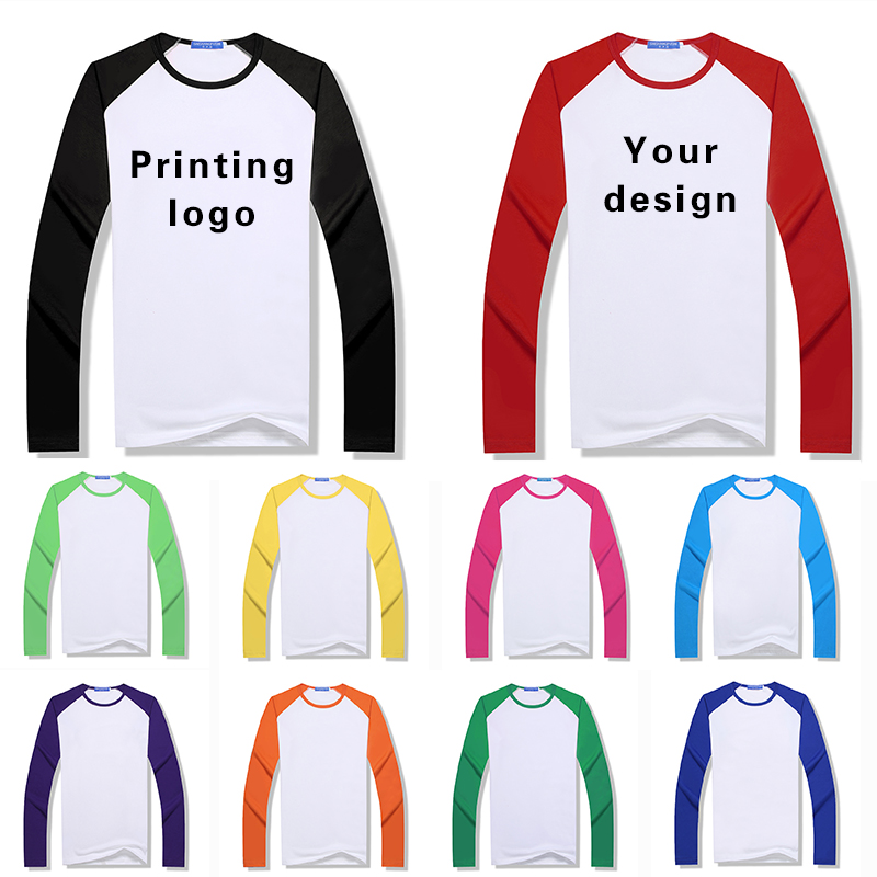 Baby Clothing Logo - Long Sleeved Elastic T Shirt Printed