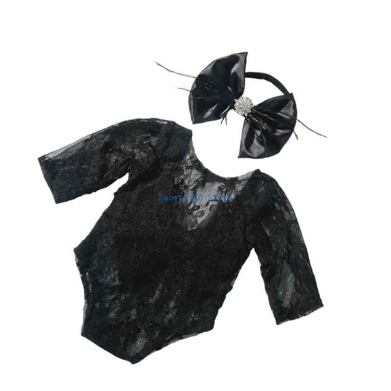 Baby Clothing Unique - Y4UD Beautiful Lace Romper & Headband