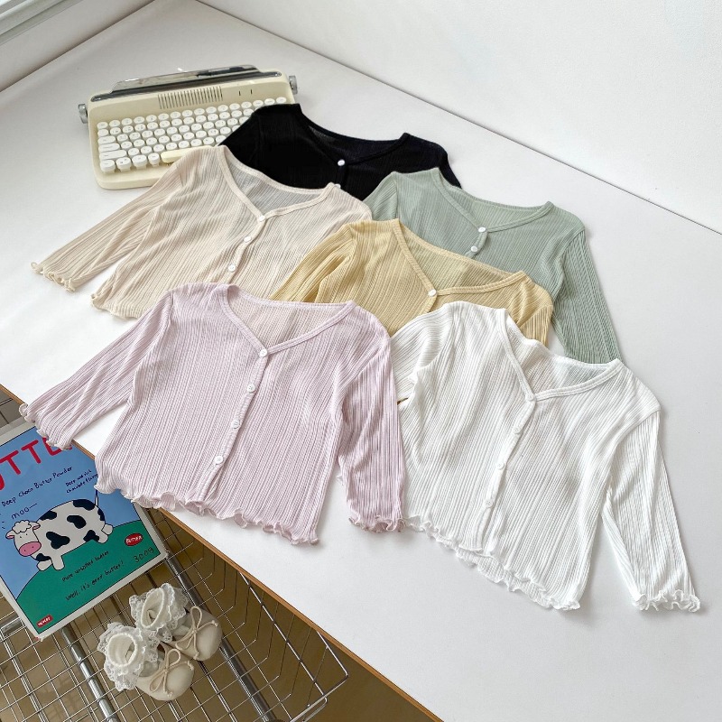 Knit Cardigan Infant - RAISE Summer Kids Girls Anti-mosquito Coat