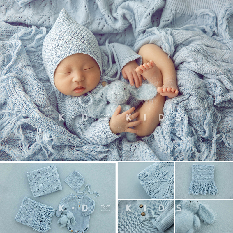 Baby Z Clothing - Knitted Baby Photography Clothing Hat And