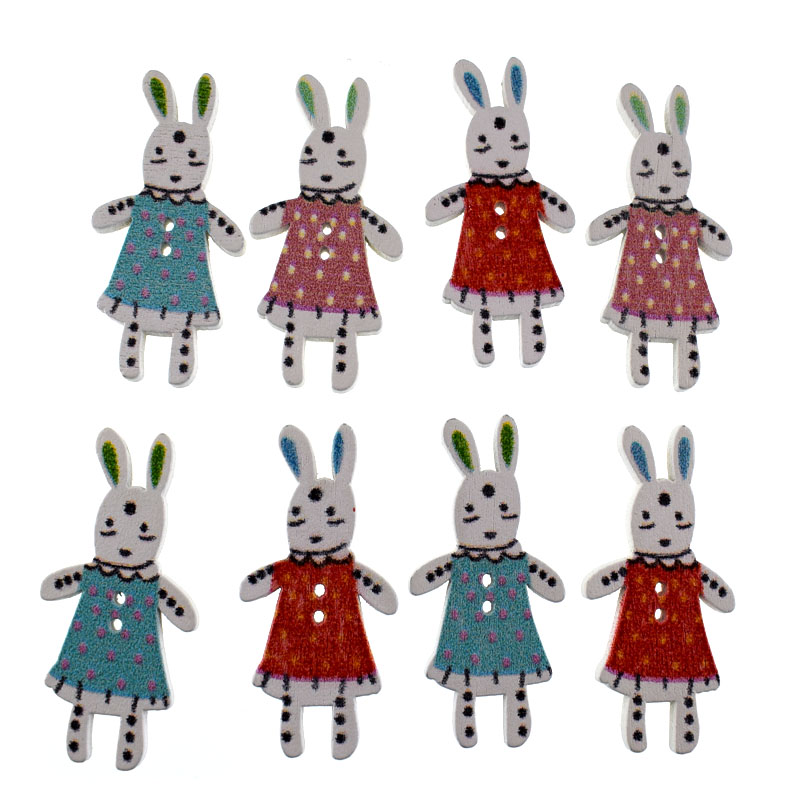 10/20pcs Mixed animals 2 Hole  - مراجعة Baby Clothing Sewing وسعره
