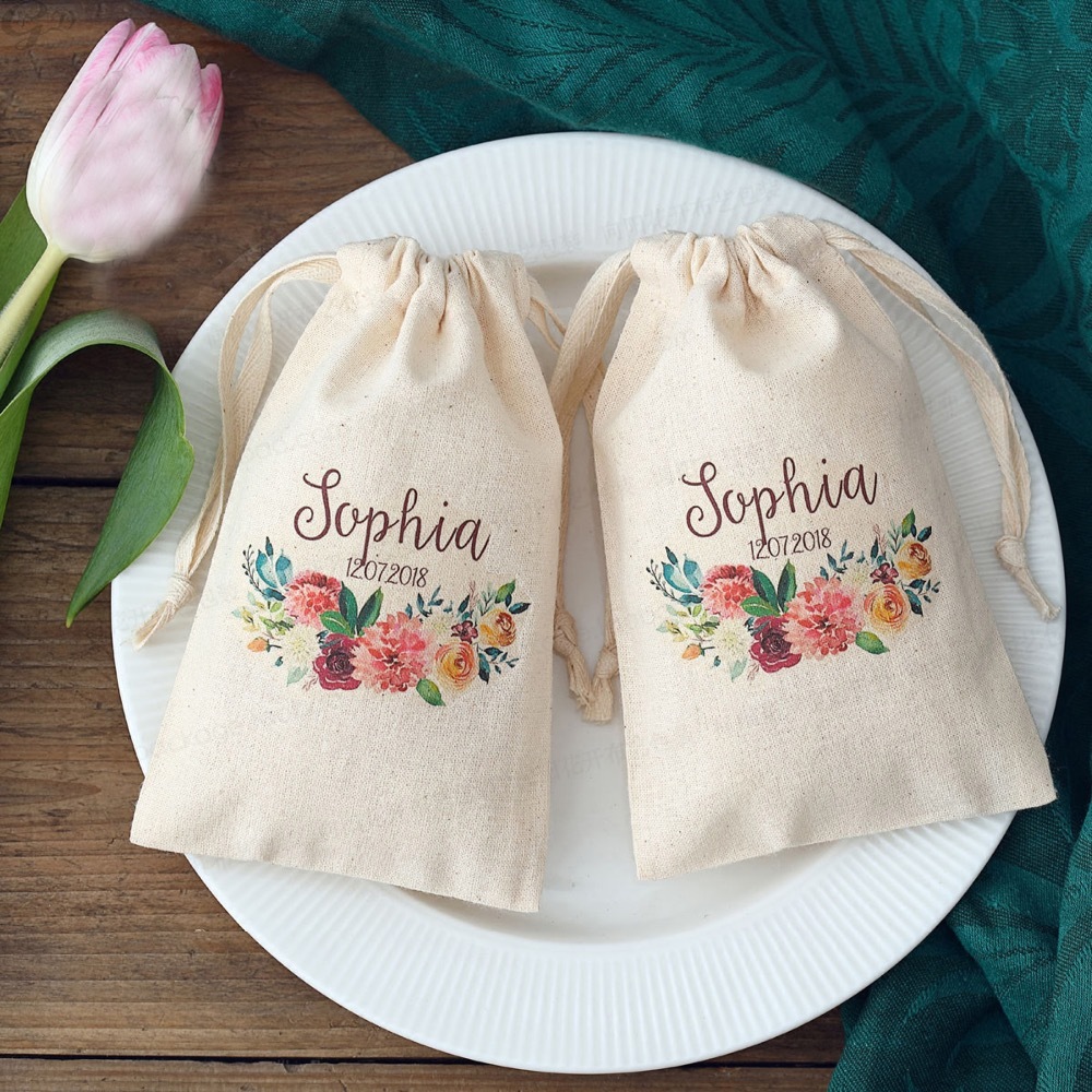 100pcs Custom Name Logo Weddin - مراجعة Baby Clothing Logo وسعره