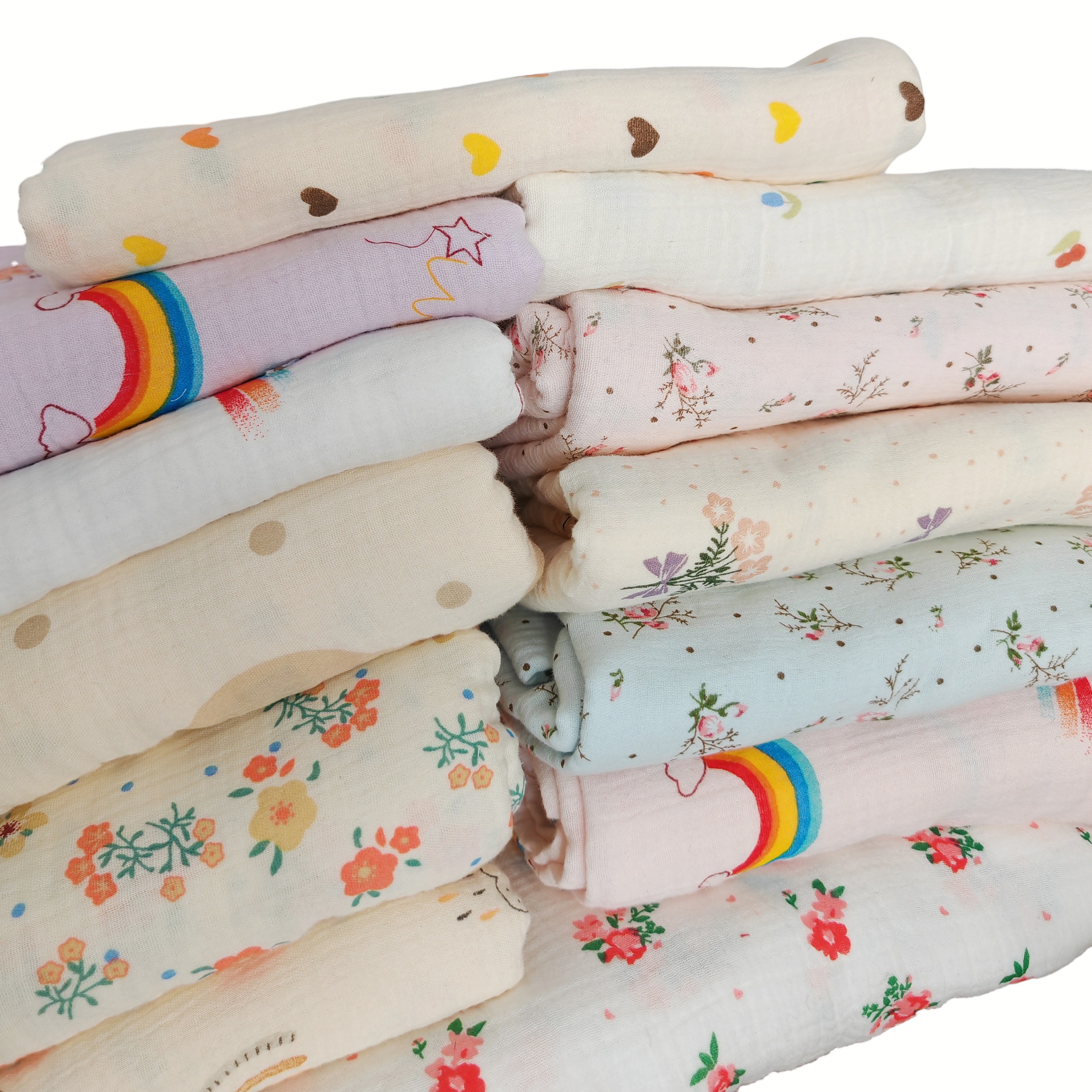 135x50cm Double Layer Crepe Pu - مراجعة Baby Clothing Sewing وسعره