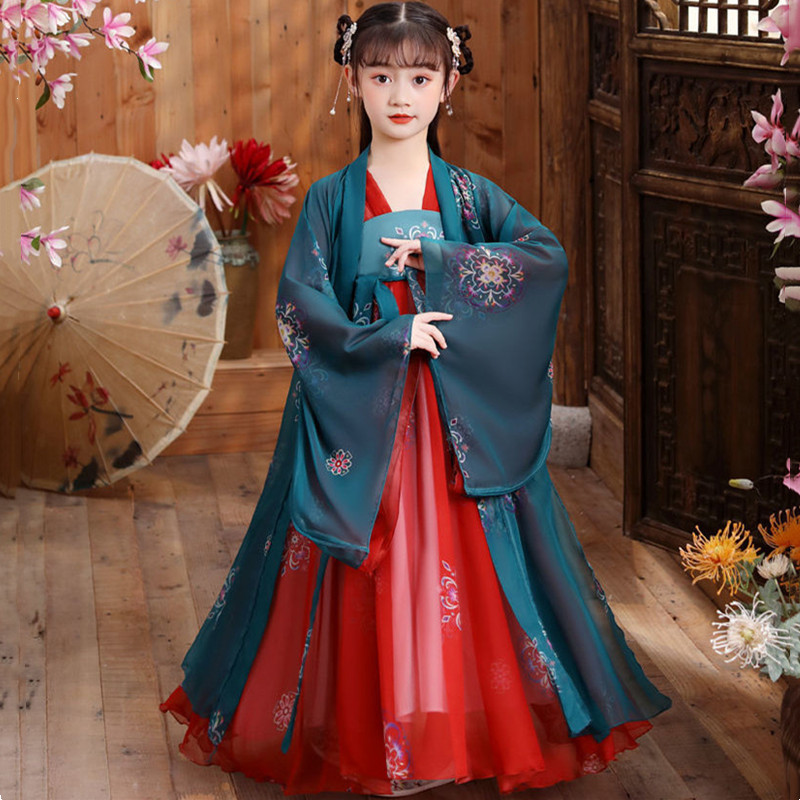 Summer Hanfu Dress Girl Fairy  - مراجعة Baby Clothing Gift Set وسعره