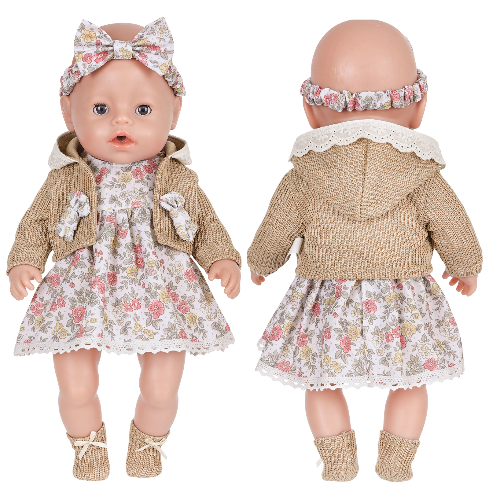 Cute Doll Clothes for 16-18 In - مراجعة Baby Clothing For Girls وسعره