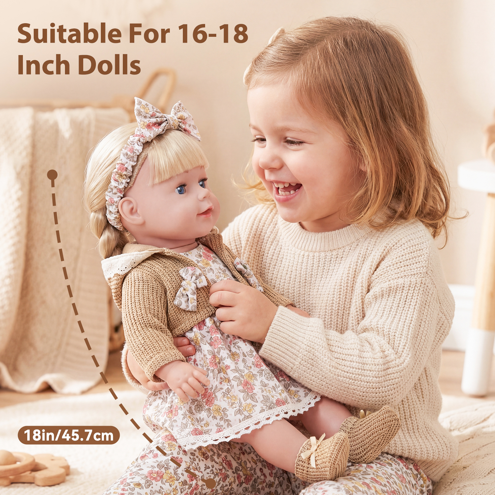 Cute Doll Clothes for 16-18 In - مراجعة Baby Clothing For Girls وسعره