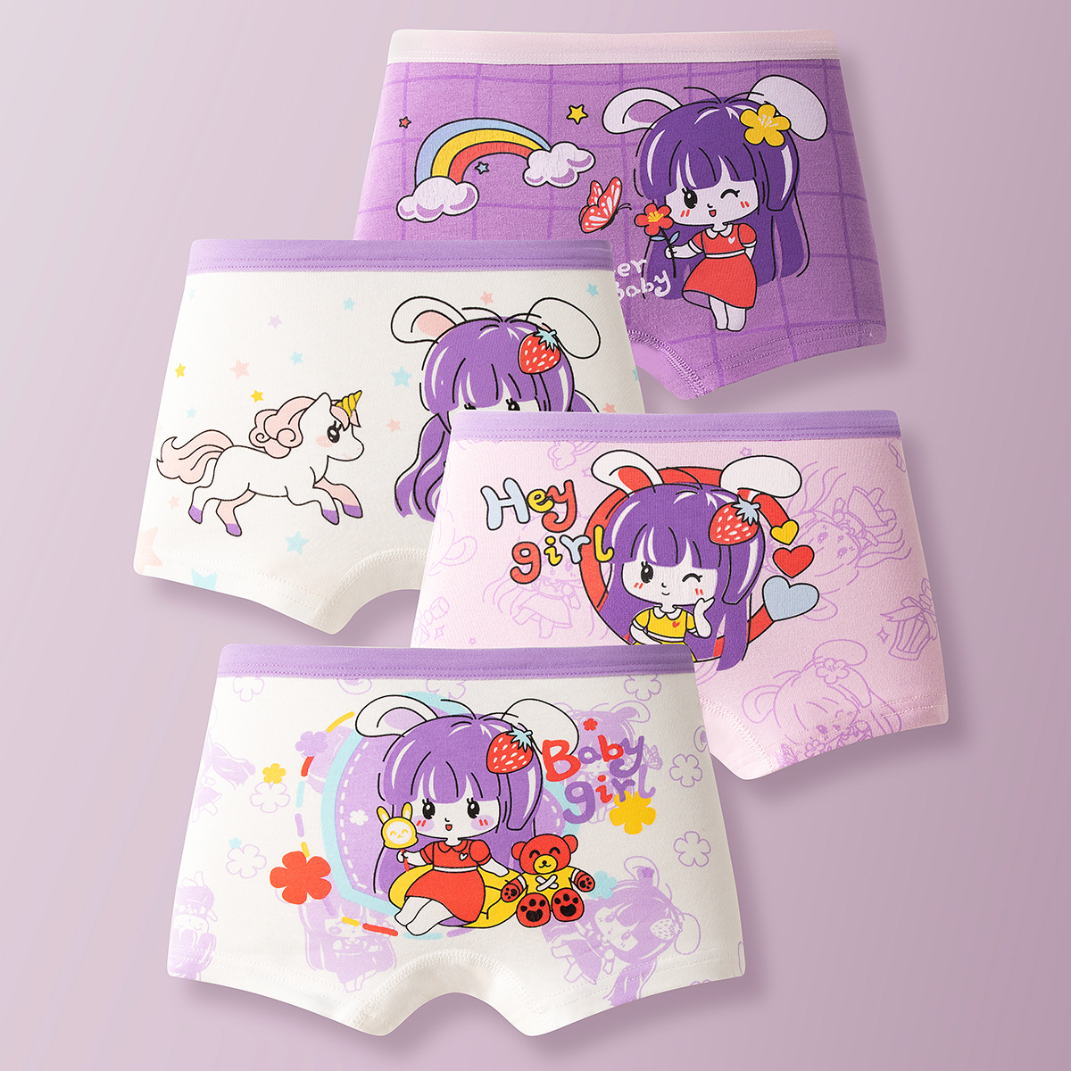 4pcs Cotton Girls Soft Panties - مراجعة Baby Xl وسعره
