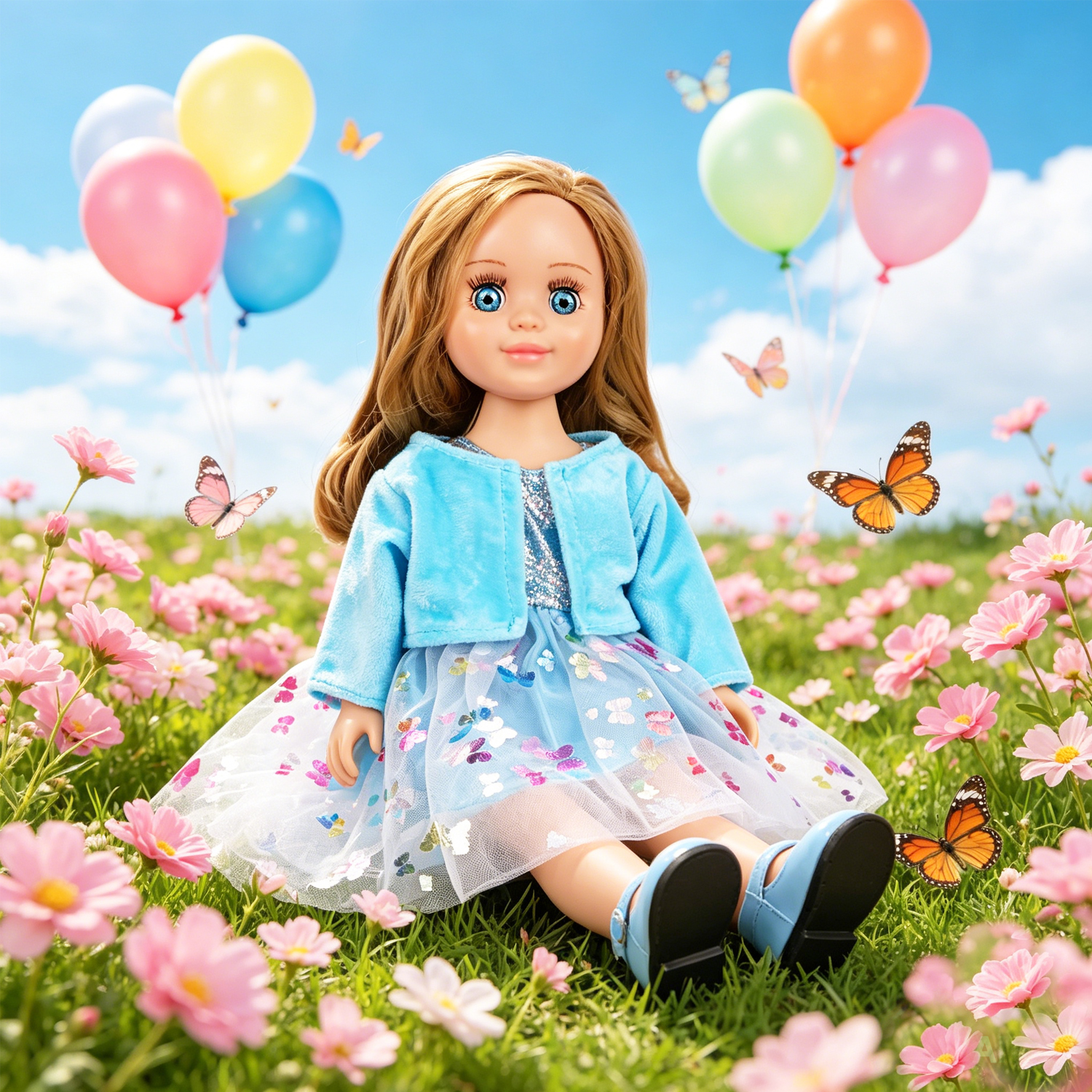 Cute 18 Inch Doll Clothes Set  - مراجعة Knit Cardigan Infant وسعره