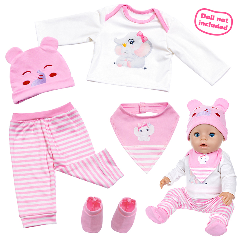 Doll Clothes 16-18Inch/40-45cm - مراجعة Baby Clothing For Girls وسعره
