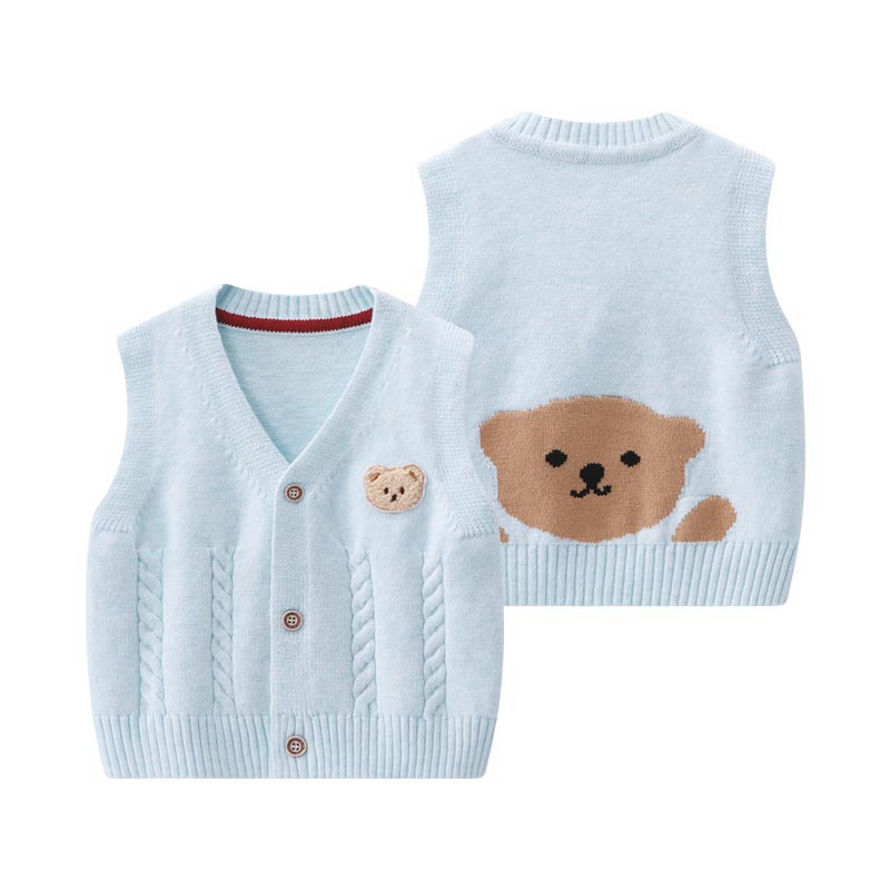 Baby Bear Vest Spring Outerwea - مراجعة Knit Cardigan Infant وسعره