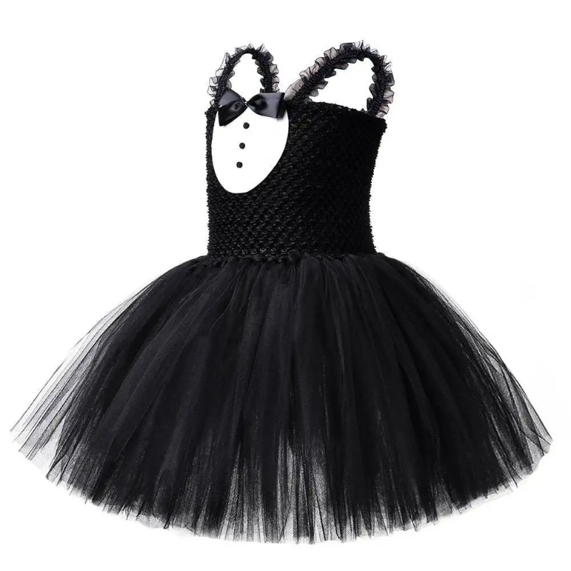 White Black Cat Tutu Dress for - مراجعة Baby Clothing For Girls وسعره