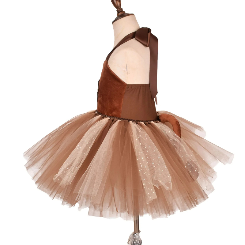 Brown Monkey Tutu Dress for Ba - مراجعة Baby Clothing For Girls وسعره