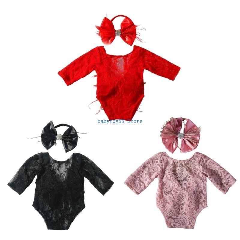 Y4UD Beautiful Lace Romper & H - مراجعة Baby Clothing Unique وسعره