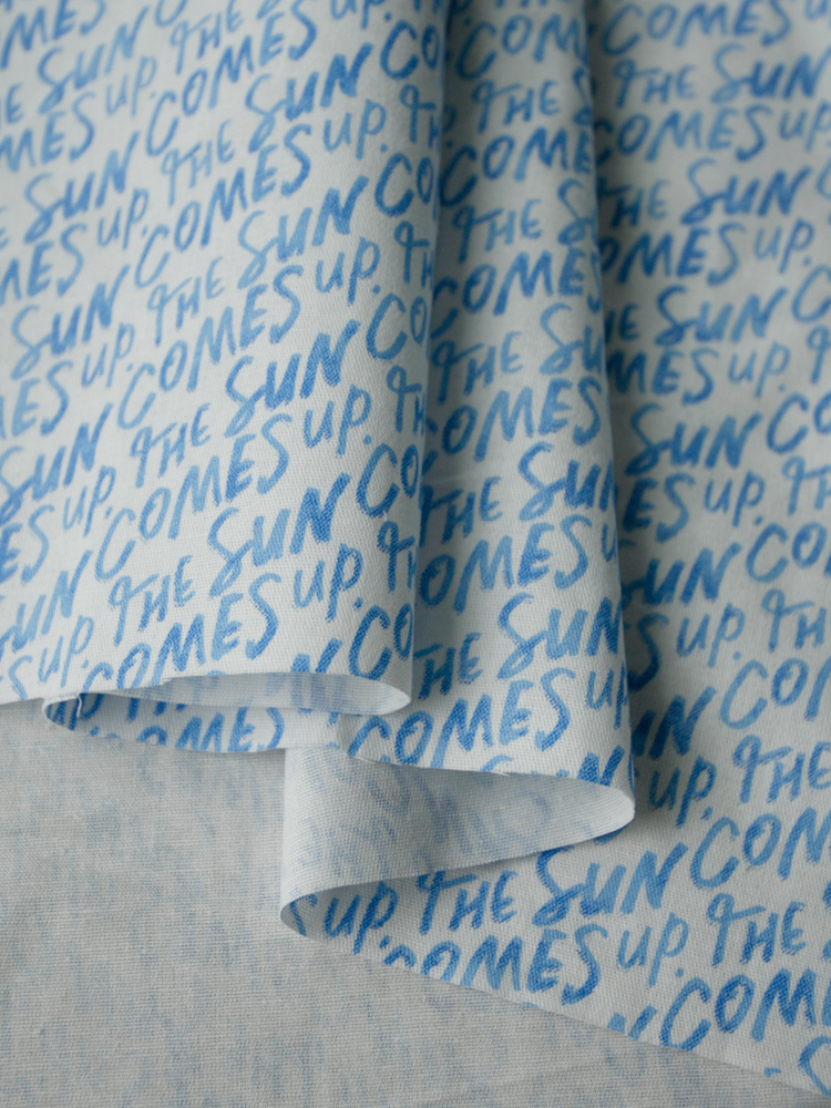 150x50cm Blue English Letters  - مراجعة Baby Clothing Sewing وسعره