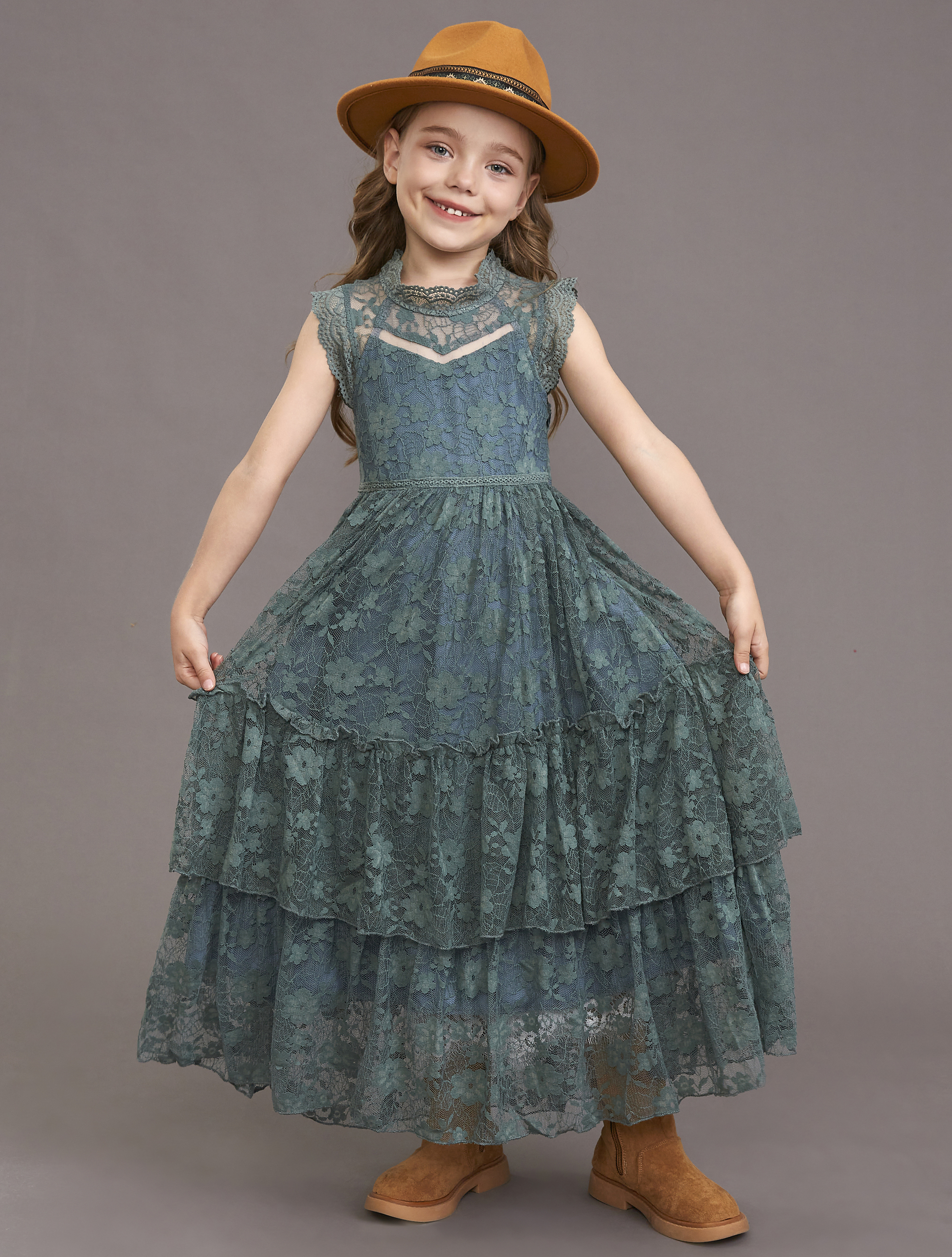 Girls Flower Dress Lace Cotton - مراجعة Baby Clothing For Girls وسعره