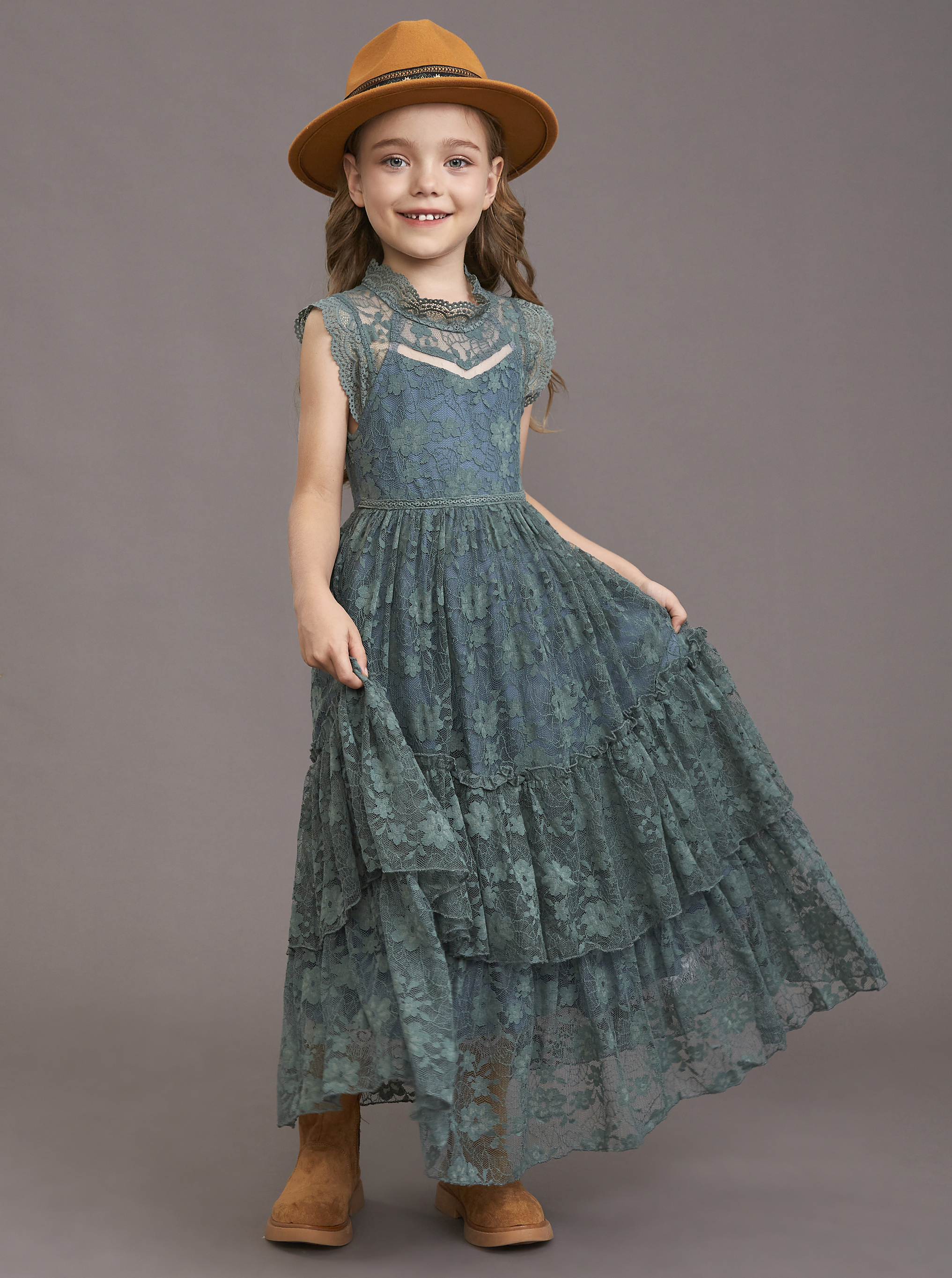 Girls Flower Dress Lace Cotton - مراجعة Baby Clothing For Girls وسعره