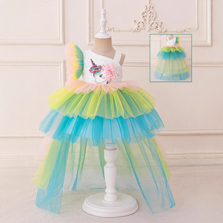 Rainbow Unicorn Baby Party Gir - مراجعة Baby Clothing For Girls وسعره