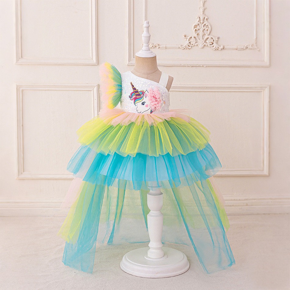 Rainbow Unicorn Baby Party Gir - مراجعة Baby Clothing For Girls وسعره