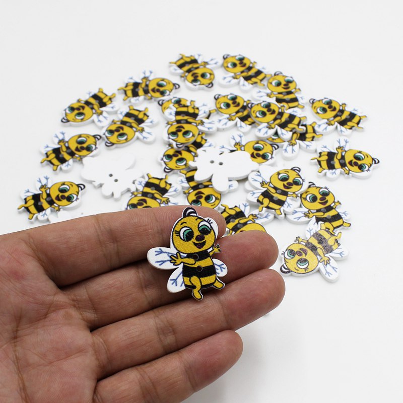 50Pcs New Mixed Cartoon button - مراجعة Baby Clothing Sewing وسعره