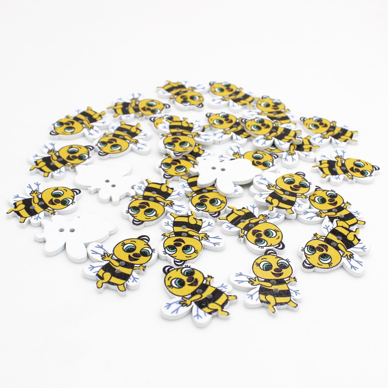 50Pcs New Mixed Cartoon button - مراجعة Baby Clothing Sewing وسعره