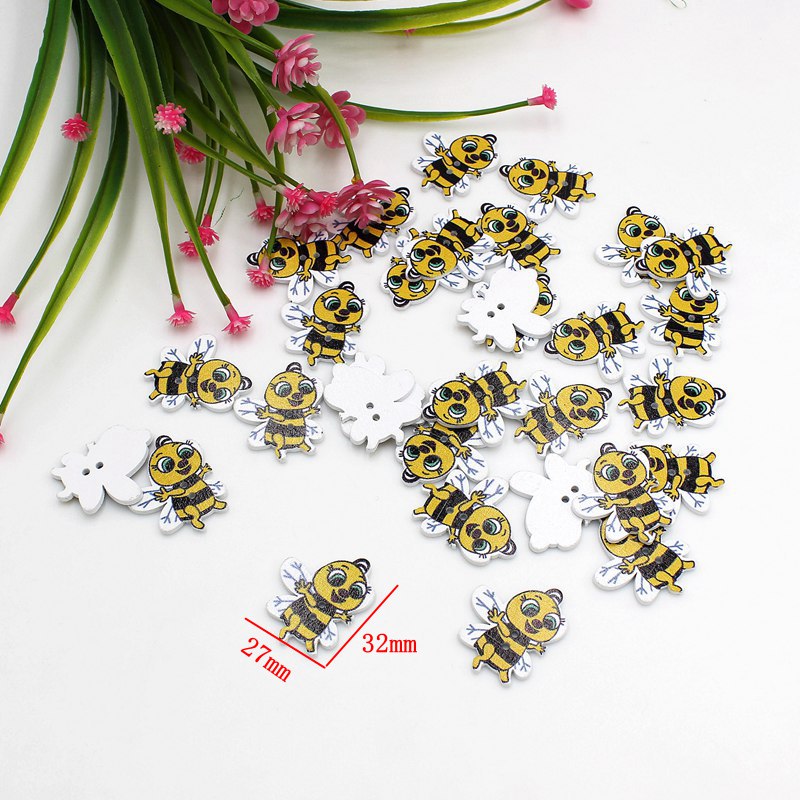 50Pcs New Mixed Cartoon button - مراجعة Baby Clothing Sewing وسعره