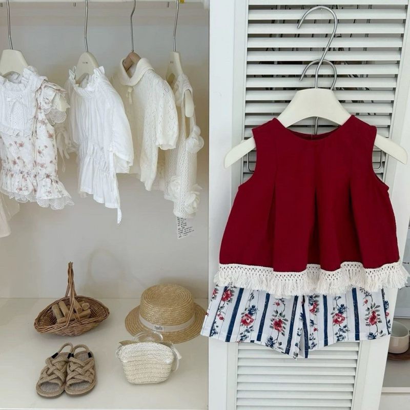 Summer girls' outfit, stylish  - مراجعة Baby Clothing Unique وسعره