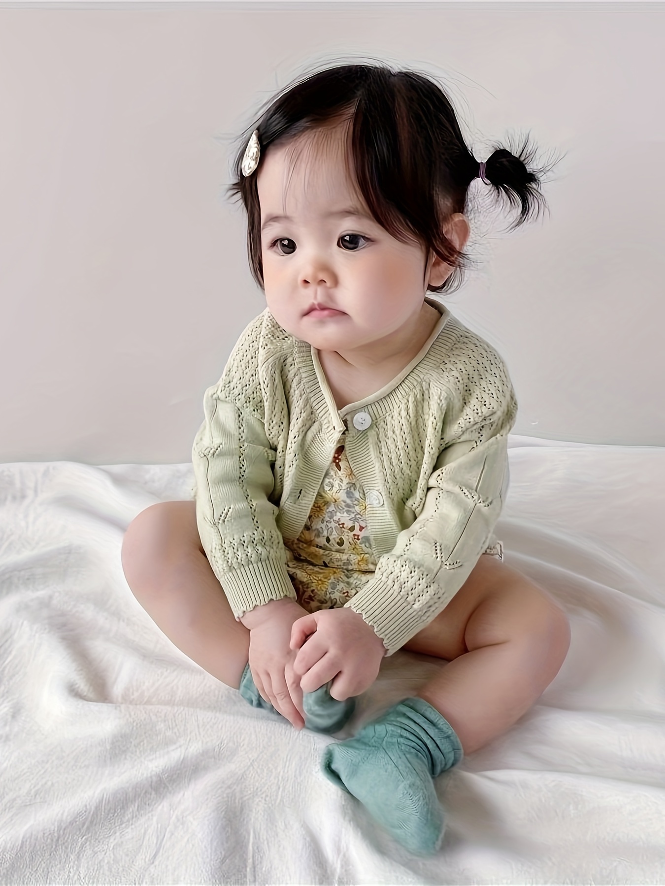 Baby Spring Knitted Cardigan B - مراجعة Knit Cardigan Infant وسعره