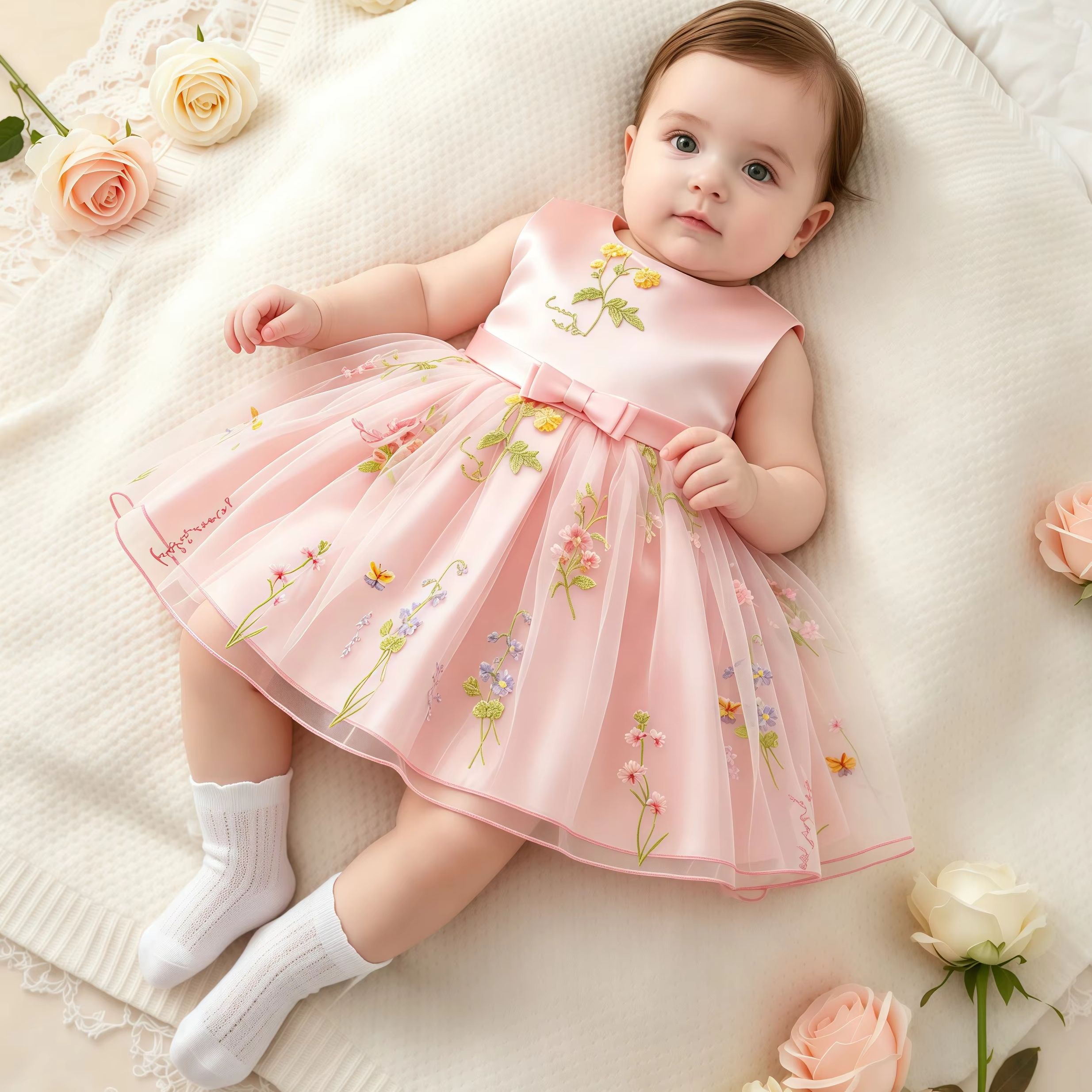 Baby Girls Party Dresses Embro - مراجعة Baby Z Clothing وسعره