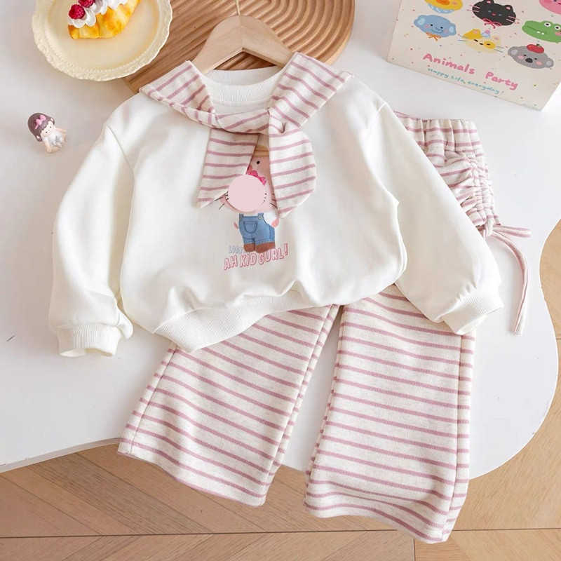 Spring and Autumn Girls' Outfi - مراجعة Baby Clothing Unique وسعره