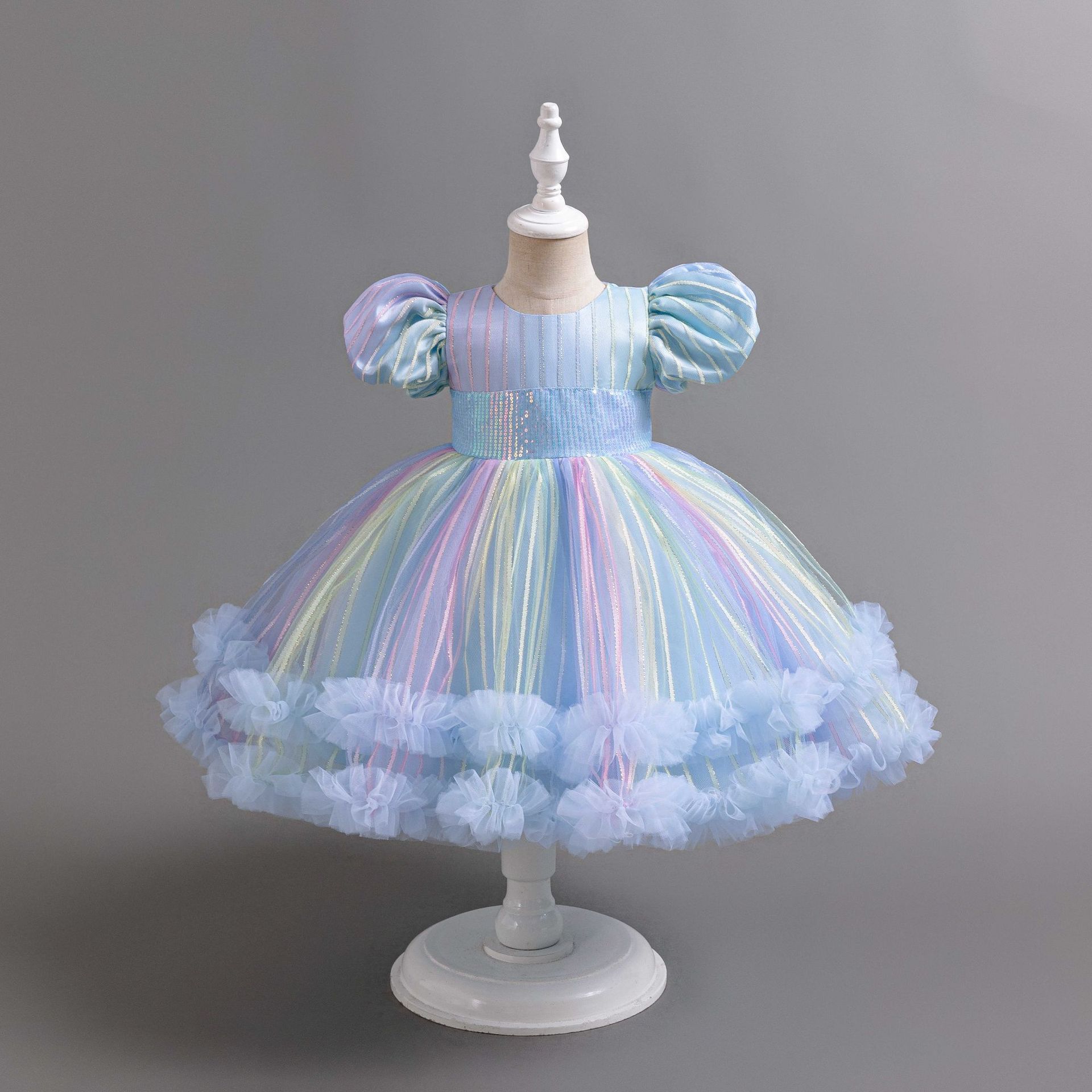 New Kids Dress Ball Gown Child - مراجعة Baby Clothing For Girls وسعره