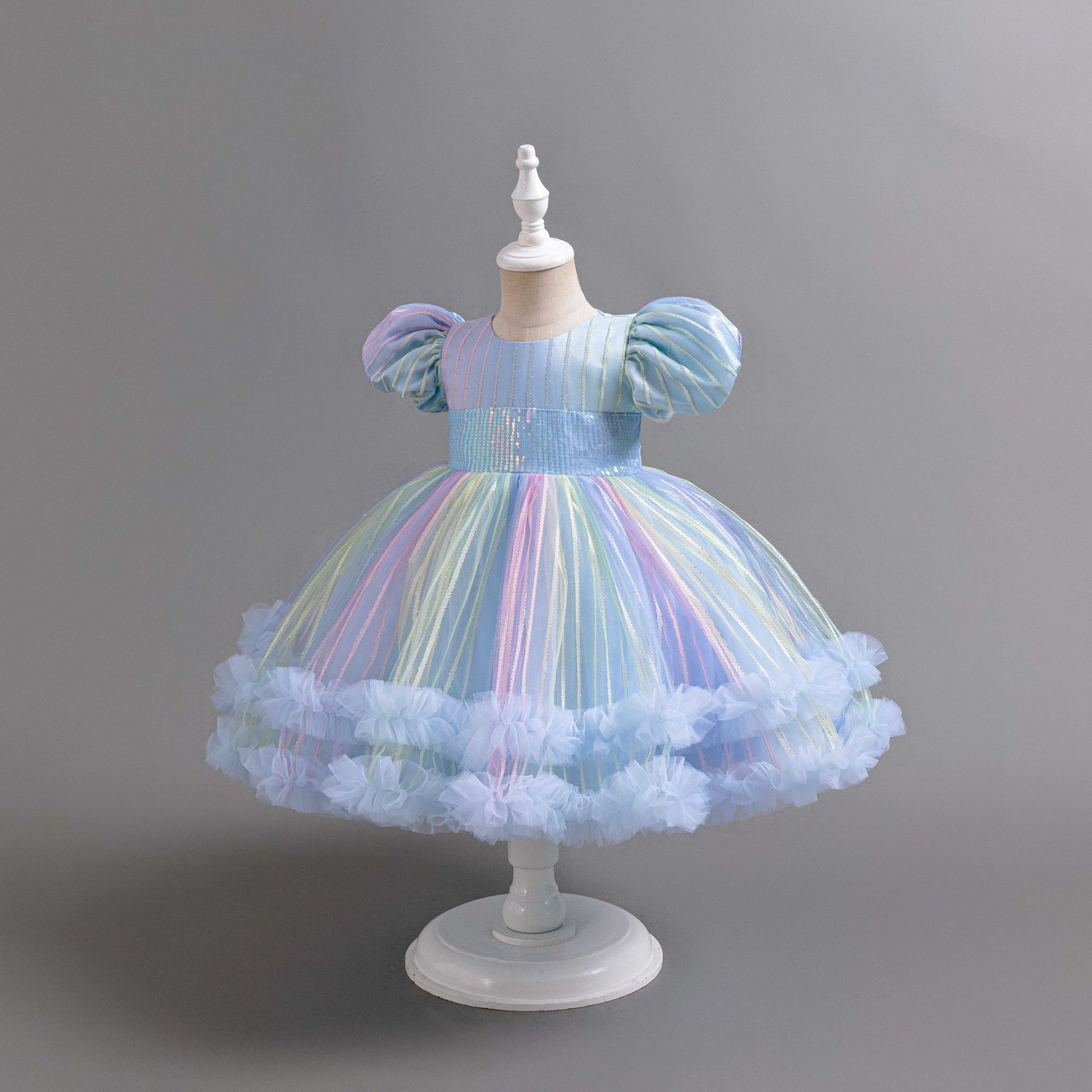 New Kids Dress Ball Gown Child - مراجعة Baby Clothing For Girls وسعره