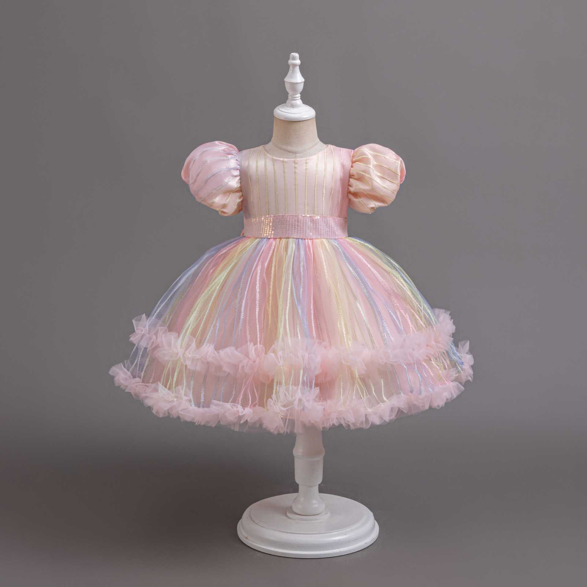New Kids Dress Ball Gown Child - مراجعة Baby Clothing For Girls وسعره