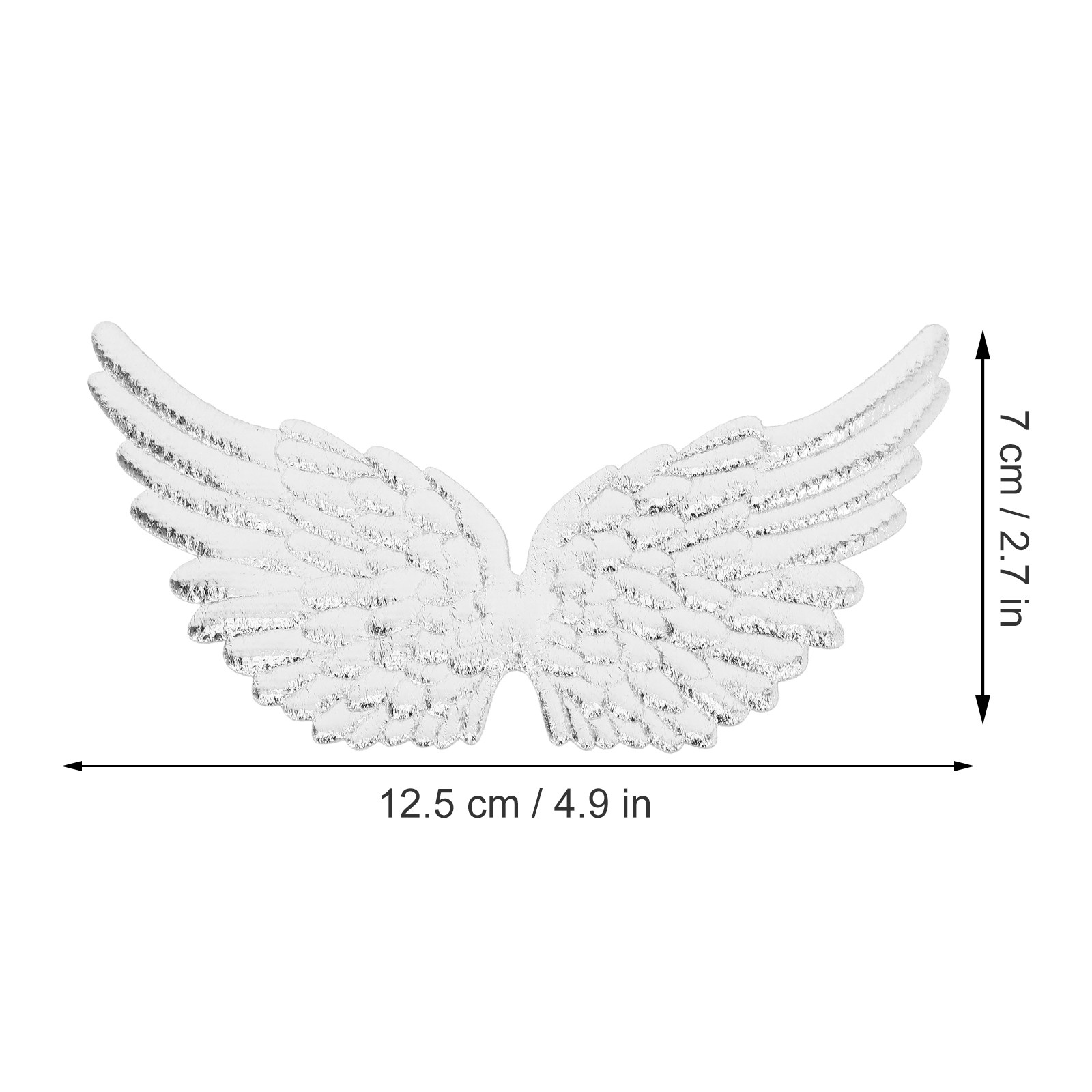 12Pcs Mini Angel Wings Fabric  - مراجعة Baby Clothing Sewing وسعره