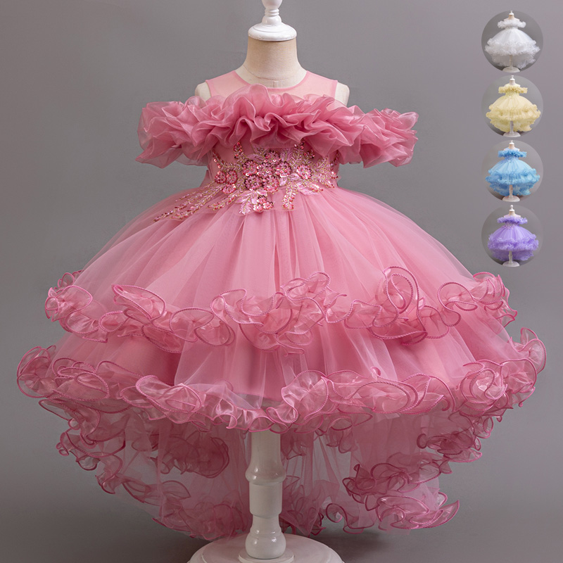 Girl Flower Princess Sequins B - مراجعة Baby Z Clothing وسعره