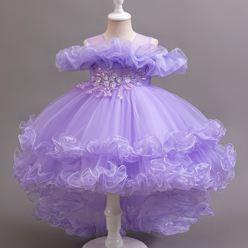 Girl Flower Princess Sequins B - مراجعة Baby Z Clothing وسعره
