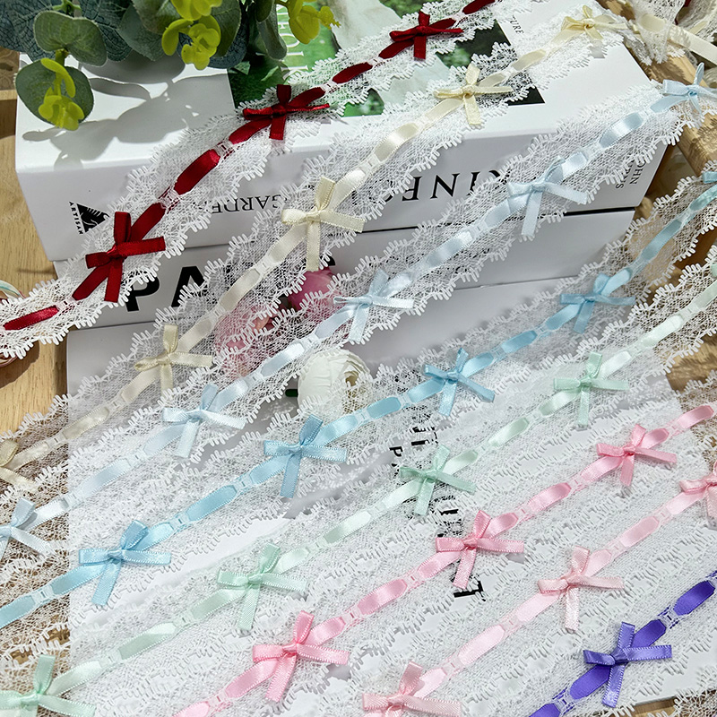 1m Ribbon Bow Pleated Lace Han - مراجعة Baby Clothing Sewing وسعره