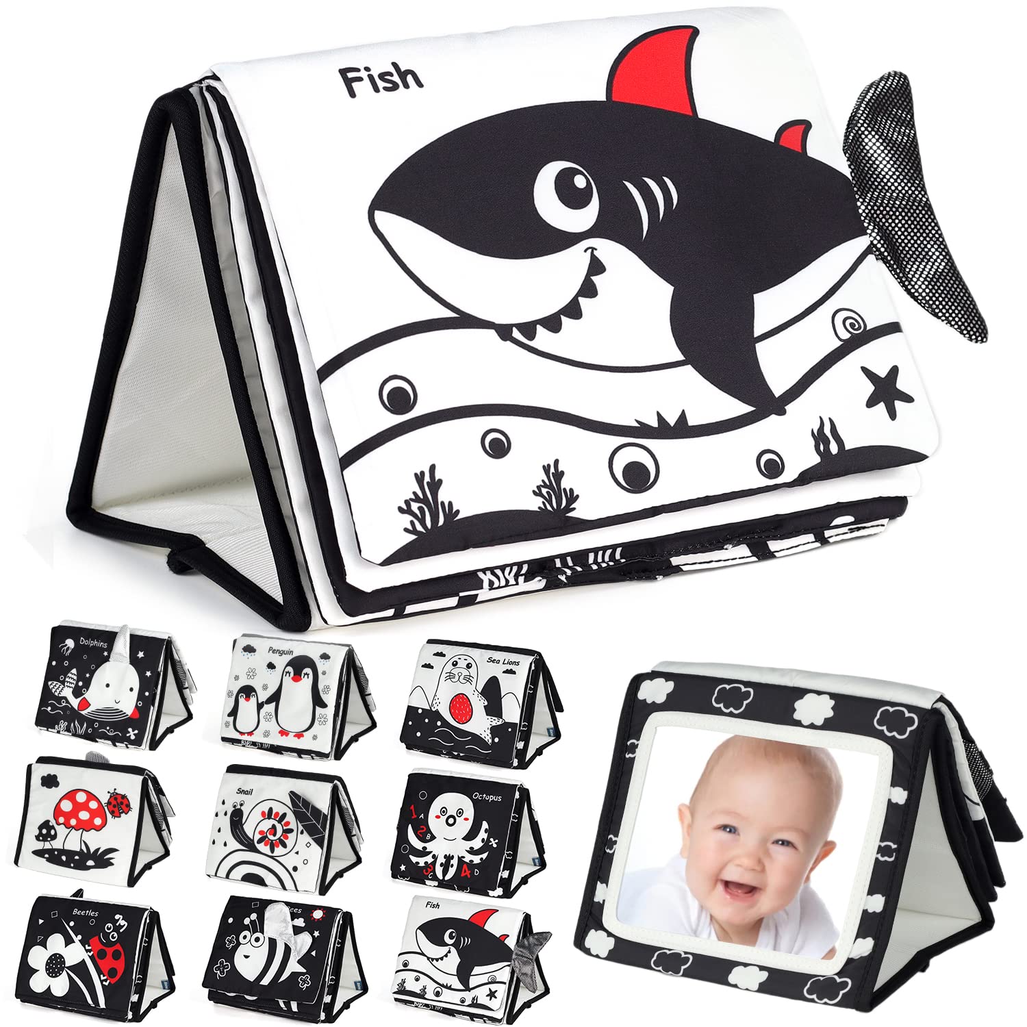 Tummy Time Mirror for Babies B - مراجعة Baby Clothing Gift Set وسعره