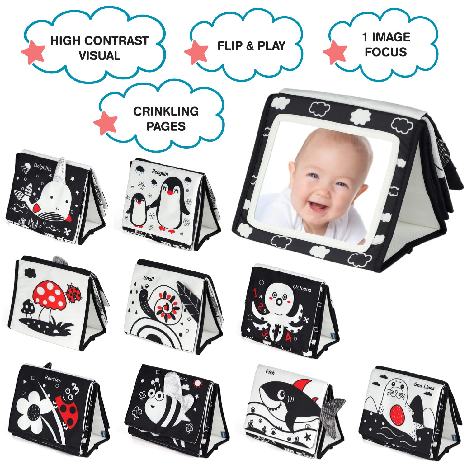 Tummy Time Mirror for Babies B - مراجعة Baby Clothing Gift Set وسعره