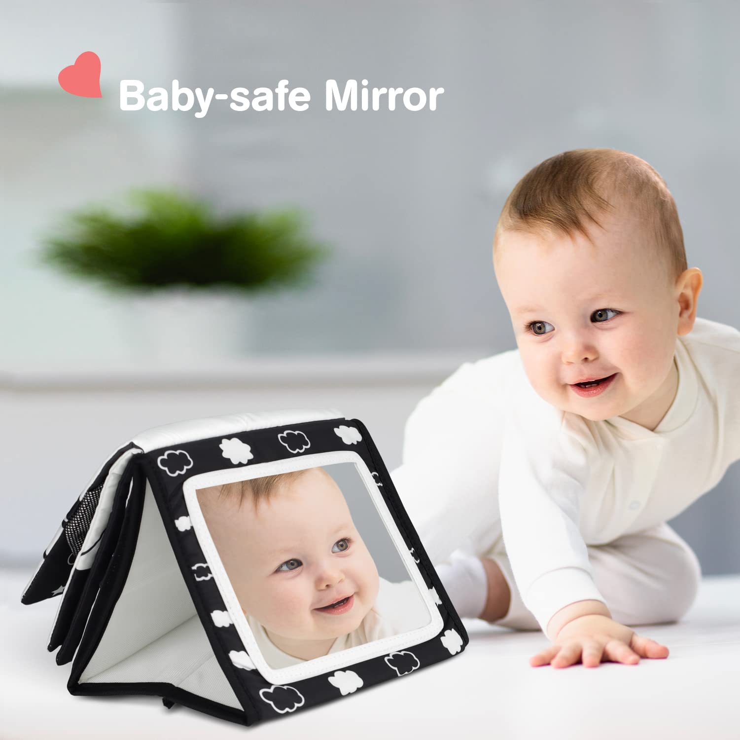 Tummy Time Mirror for Babies B - مراجعة Baby Clothing Gift Set وسعره