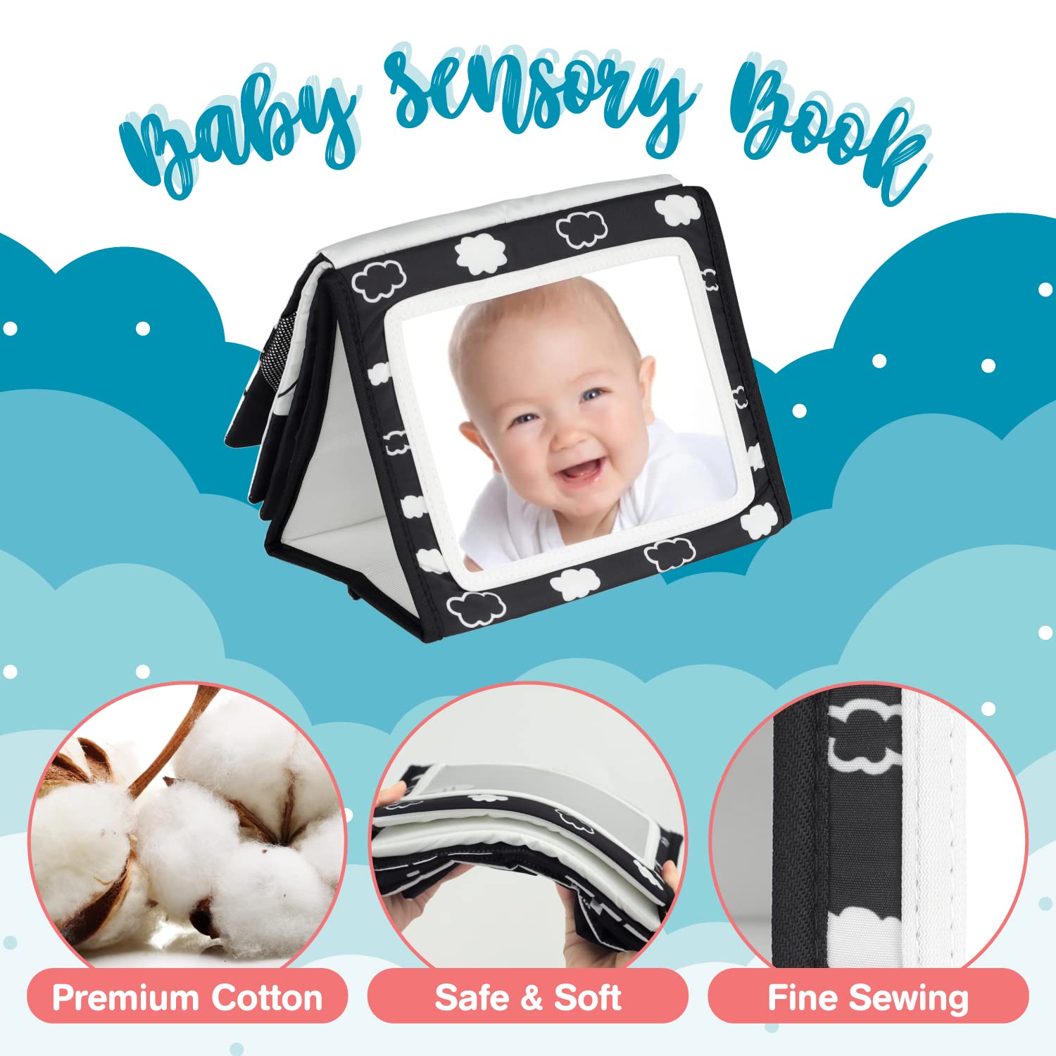 Tummy Time Mirror for Babies B - مراجعة Baby Clothing Gift Set وسعره