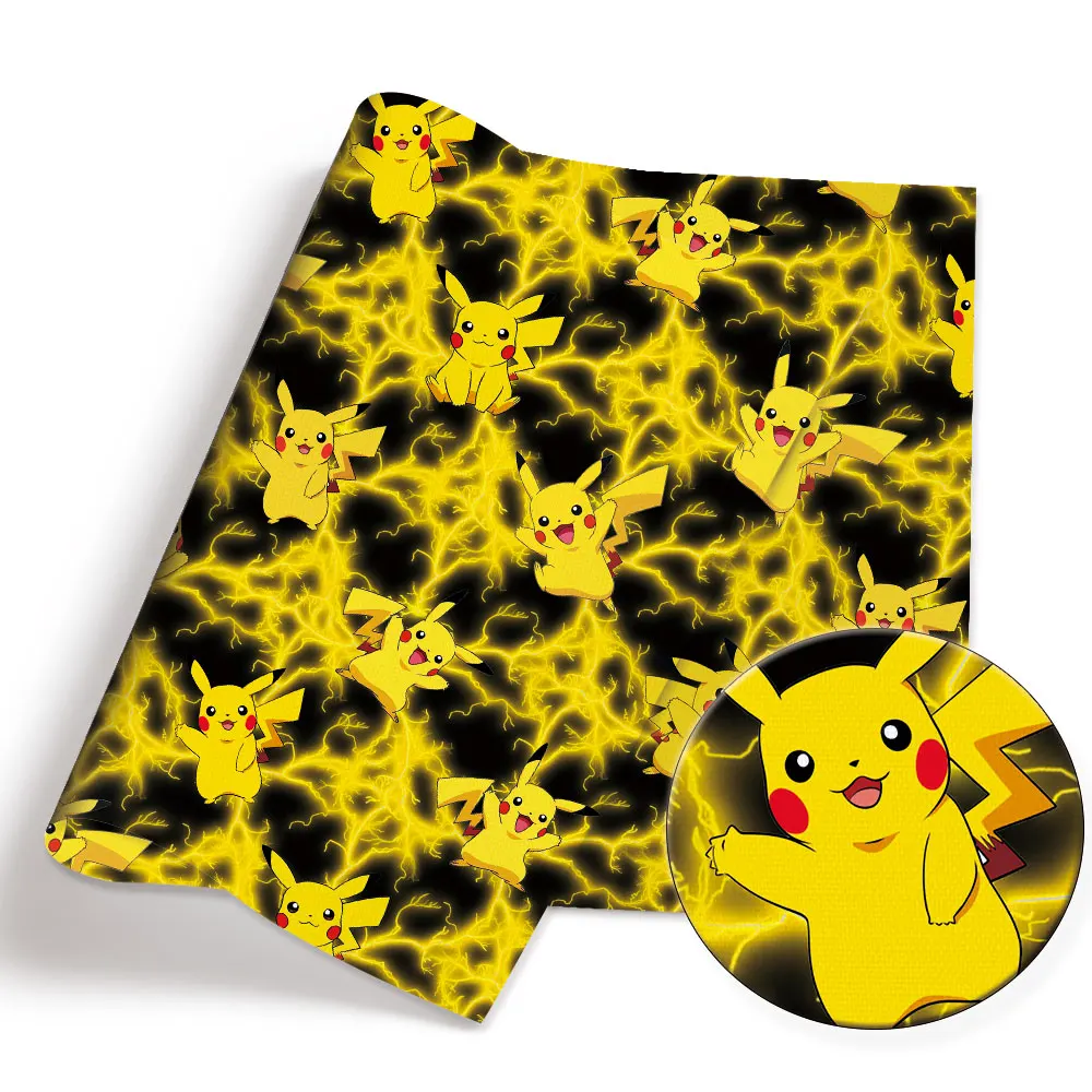 Pokemon Cartoon Fabric140*50cm - مراجعة Baby Clothing Sewing وسعره