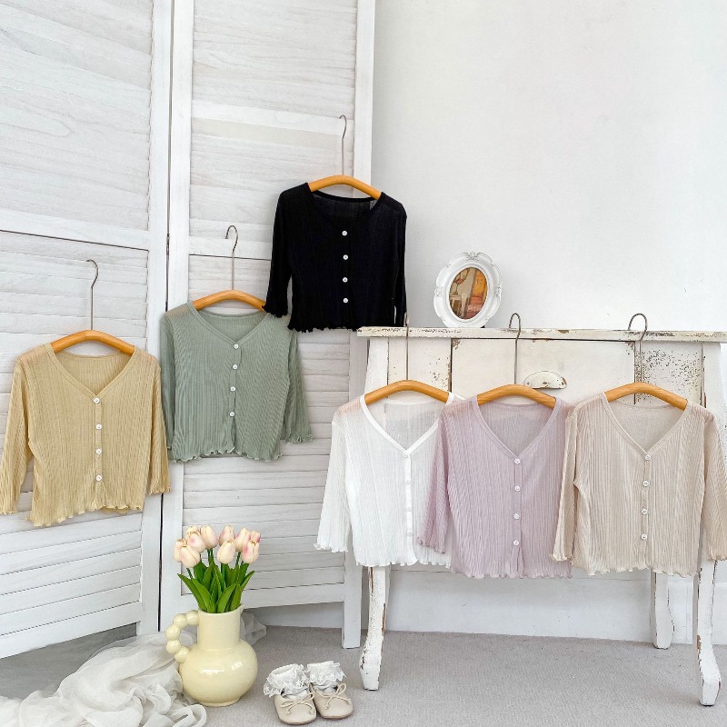 RAISE Summer Kids Girls Anti-m - مراجعة Knit Cardigan Infant وسعره