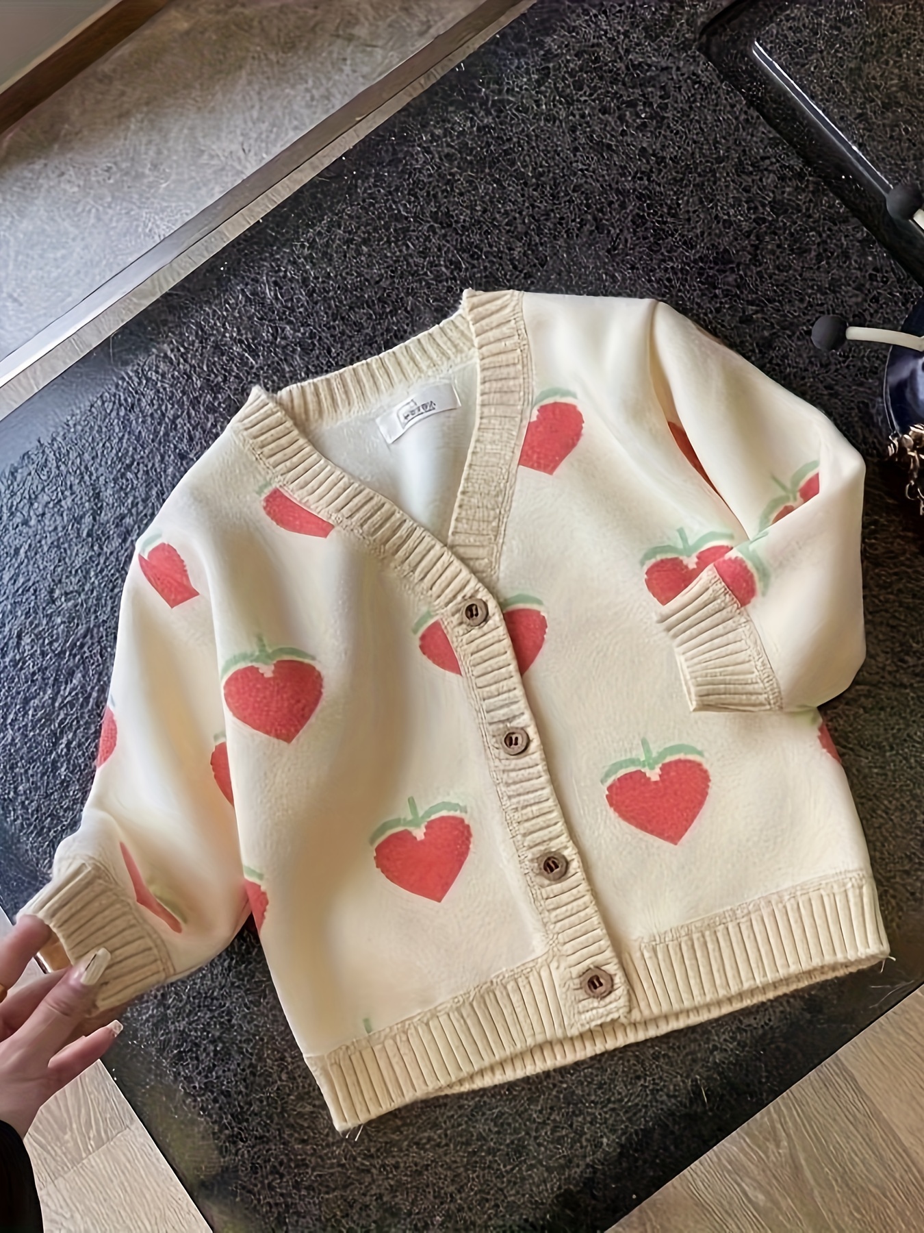 Girls' Knitted Cardigan Spring - مراجعة Knit Cardigan Infant وسعره