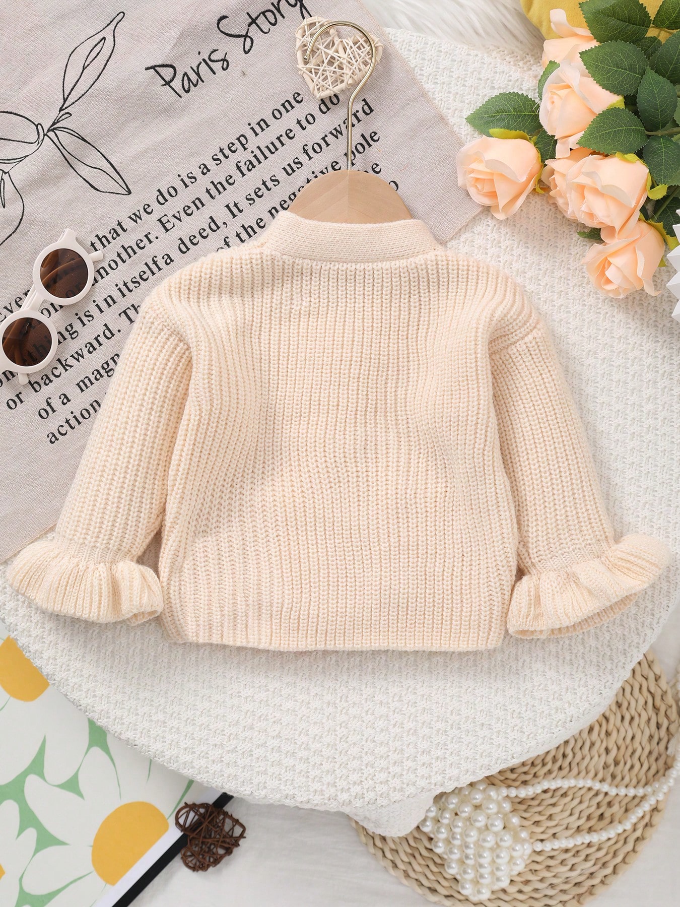 Baby Girl's Cute and Sweet Ruf - مراجعة Knit Cardigan Infant وسعره