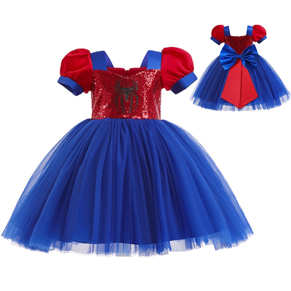 Baby Girls Spider Print Party  - مراجعة Baby Z Clothing وسعره