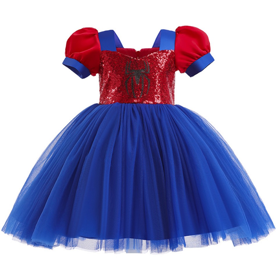 Baby Girls Spider Print Party  - مراجعة Baby Z Clothing وسعره