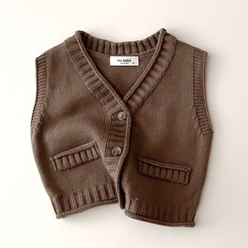 2025 Autumn New Baby Sleeveles - مراجعة Knit Cardigan Infant وسعره