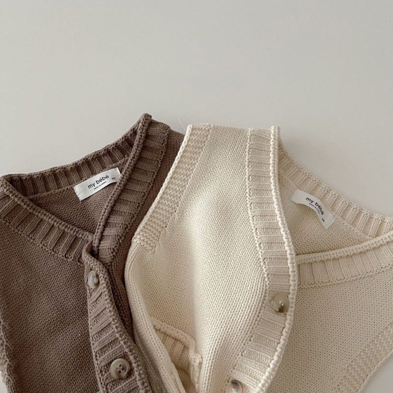 2025 Autumn New Baby Sleeveles - مراجعة Knit Cardigan Infant وسعره