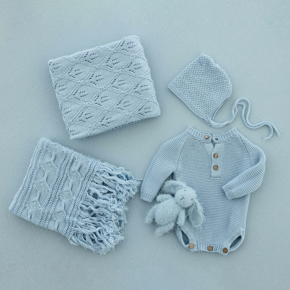 Knitted Baby Photography Cloth - مراجعة Baby Z Clothing وسعره